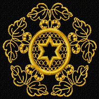 Star of David Quilt Blocks Machine Embroidery Designs
