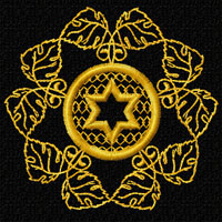 Star of David Quilt Blocks Machine Embroidery Designs