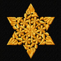Stars of David Machine Embroidery Designs