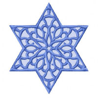 Lacy Star of David   Machine Embroidery Designs