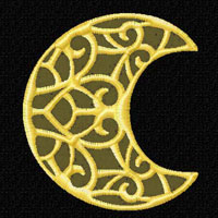 Lacy Moons  Machine Embroidery Designs