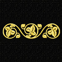 Flower Ornament Machine Embroidery design