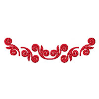 Flower Ornament Machine Embroidery design