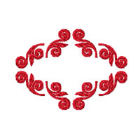 Flower Ornament Machine Embroidery design