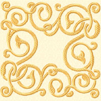 Elegant Ornaments 12 Machine Embroidery Designs Set