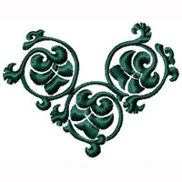 Flower Ornament Machine Embroidery design