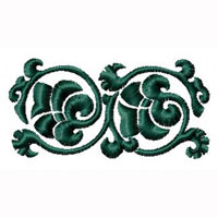 Flower Ornament Machine Embroidery design