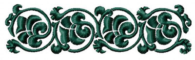 Flower Ornament Machine Embroidery design