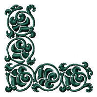 Flower Ornament Machine Embroidery design