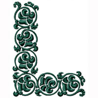 Flower Ornament Machine Embroidery design