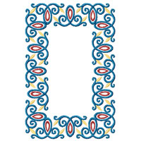 Flower Ornament Machine Embroidery design
