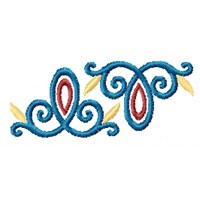 Flower Ornament Machine Embroidery design