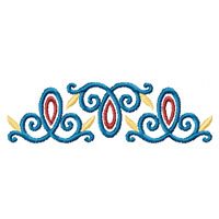 Flower Ornament Machine Embroidery design