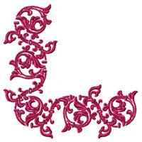 Flower Ornament Machine Embroidery design