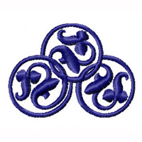 Flower Ornament Machine Embroidery design