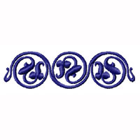 Flower Ornament Machine Embroidery design