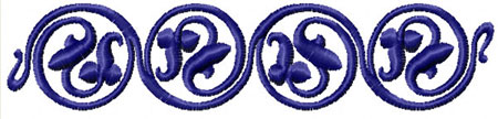 Flower Ornament Machine Embroidery design