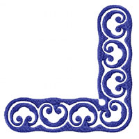 Flower Ornament Machine Embroidery design
