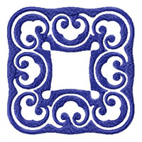 Flower Ornament Machine Embroidery design