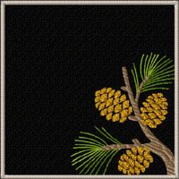 Pine Branch Quilt Motifs/Blocks Machine Embroidery Designs