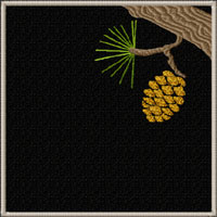Pine Branch Quilt Motifs/Blocks Machine Embroidery Designs