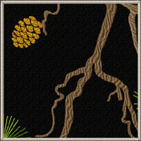 Pine Branch Quilt Motifs/Blocks Machine Embroidery Designs