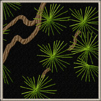 Pine Branch Quilt Motifs/Blocks Machine Embroidery Designs