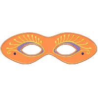 Elegant Purim Spiel Masks 12 Machine Embroidery Designs set 