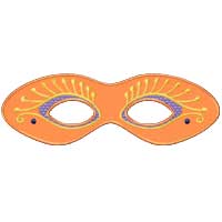 Elegant Purim Spiel Masks 12 Machine Embroidery Designs set 