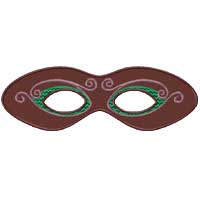 Purim Shpiel Masks Machine Embroidery Design