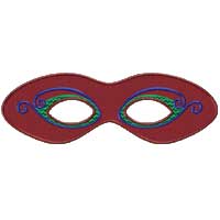 Purim Shpiel Masks Machine Embroidery Design
