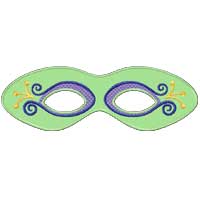 Purim Shpiel Masks Machine Embroidery Design