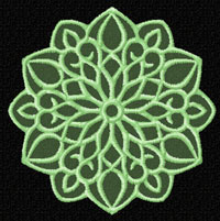 Snowflake Machine Embroidery design