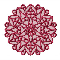 Lacy Snowflakes 12 Machine Embroidery Designs set 5x7