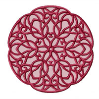 Lacy Snowflakes  Machine Embroidery Designs