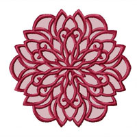 Lacy Snowflakes  Machine Embroidery Designs