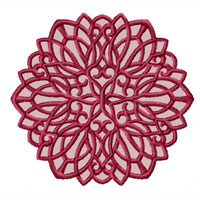 Lacy Snowflakes  Machine Embroidery Designs