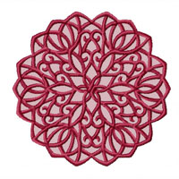 Lacy Snowflakes  Machine Embroidery Designs
