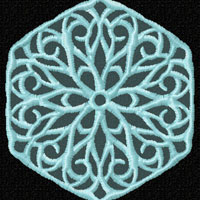 Snowflake Machine Embroidery design