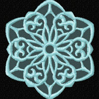 Snowflake Machine Embroidery design
