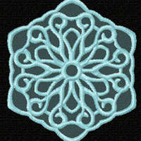 Snowflake Machine Embroidery design