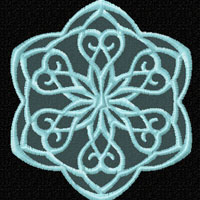 Snowflake Machine Embroidery design