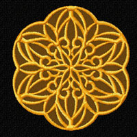 Lacy Flowers  Machine Embroidery Designs