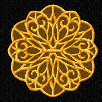 Lacy Flowers  Machine Embroidery Designs