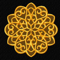 Lacy Flowers  Machine Embroidery Designs