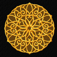 Lacy Flowers  Machine Embroidery Designs