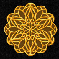 Lacy Flowers  Machine Embroidery Designs