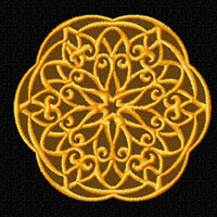 Lacy Flowers  Machine Embroidery Designs