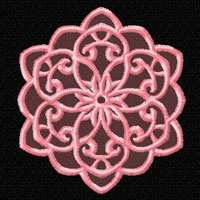 Lacy SnowflakeMachine Embroidery Designs