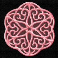 Lacy Snowflake Machine Embroidery Designs